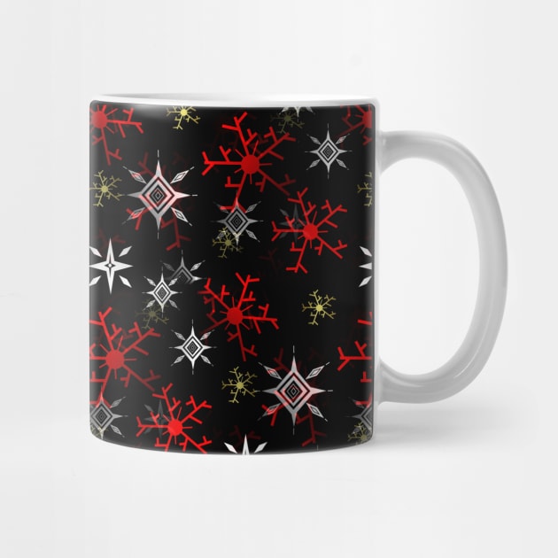 FALLING Snowflakes Pattern by SartorisArt1